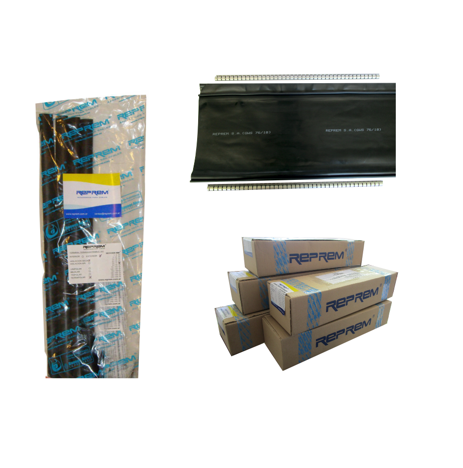 Empalmes de Derivación Termocontraíbles hasta 1,1kV ED1-ED4 Reprem®