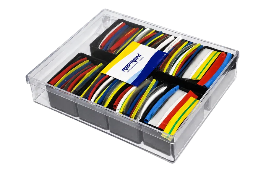Gavetero GO-TFC Organizador de Tubos Termocontraíbles de Colores Reprem®